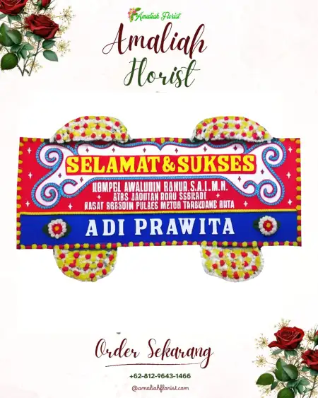 Papan Bunga Ucapan Selamat Singarajan