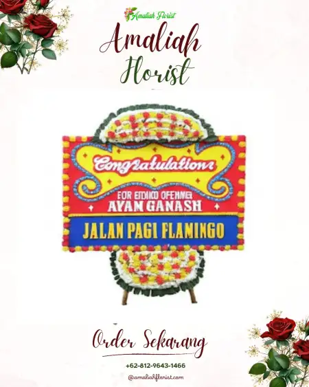 Sewa Papan Bunga Singarajan